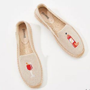 Soludos Aperol Spritz Slip-On Espadrilles NWT